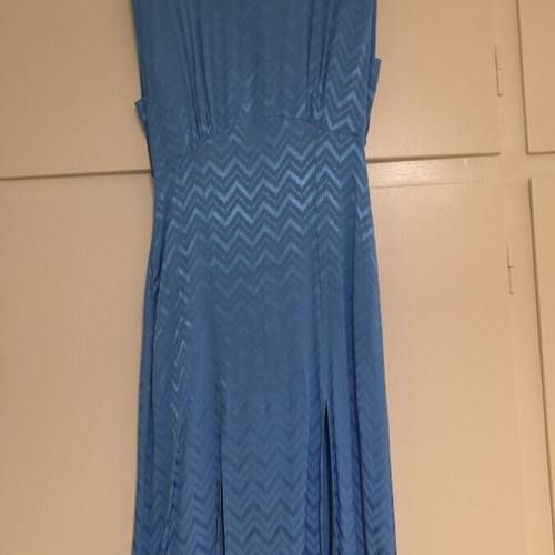 We_are maxi blue dress like new
