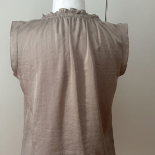 Esprit satin blouse S/M like new, beige