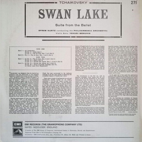 The Swan Lake record used, classical genre