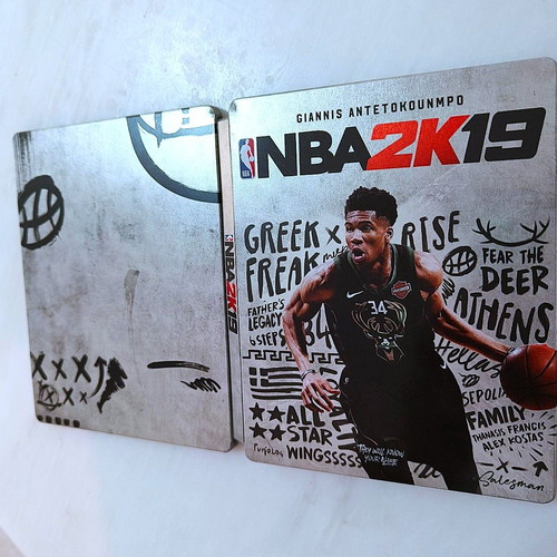 NBA 2K19 Steelbook with Giannis Antetokounmpo used