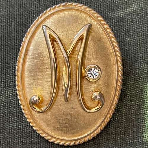 French large brooch like new vintage custom jewellery
