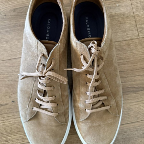 Suede Sneakers Kalogirou size 46, like new, beige