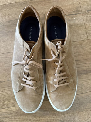 Suede Sneakers Kalogirou size 46, like new, beige