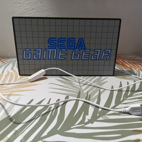 Sega Game Gear Light Sign like new, European logo