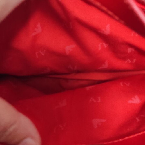 Armani Jeans handbag like new, red