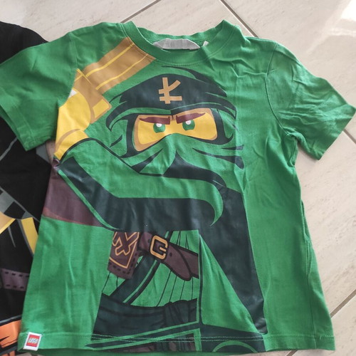 Lego Ninjago T-shirts, pack of 2, black and green