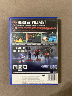 Shadow the Hedgehog PS2 used