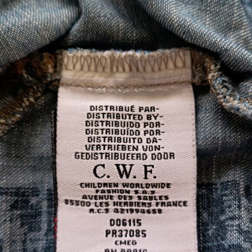 DKNY children's denim jacket like new with stonewashed design