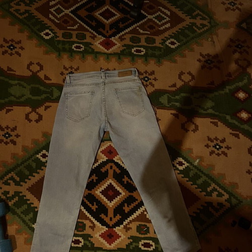 Zara blue jeans used, size 38