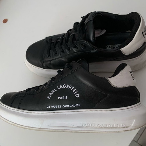 Karl Lagerfeld sneakers used, black, size 41