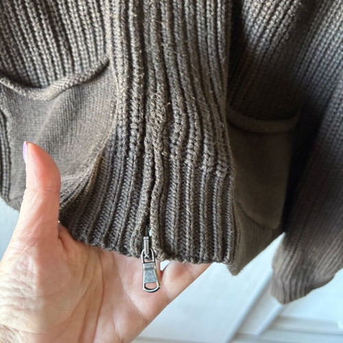 Manetti men's cardigan XL like new, brown