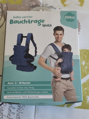 Fillikid baby carrier like new from 0 months