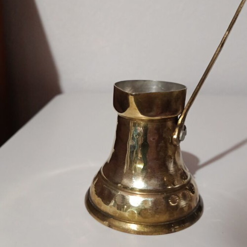 Hammered copper briki like new for Greek coffee