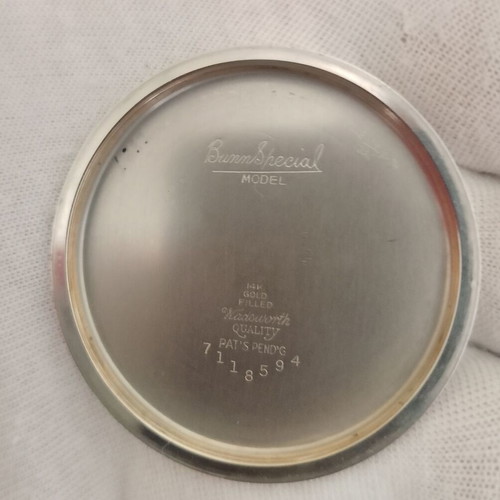 Illinois Bunn Special 60h type I used railroad pocket watch