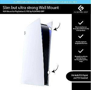 Floating Grip PS5 Wall Mount White Επιτοίχια Βάση Στήριξης