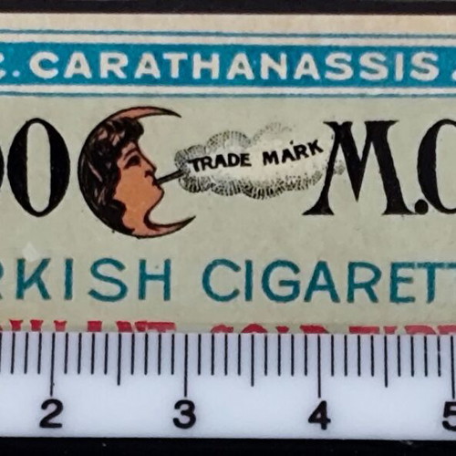 M.C. Carathanassis & Co. Cigarette Labels like new