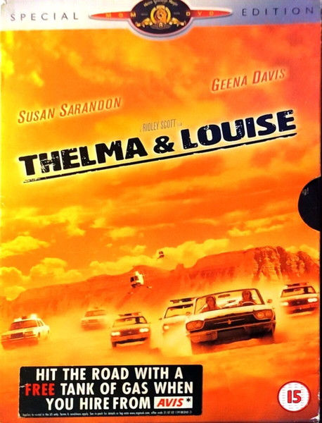 DVD THELMA AND LOUISE ACTION/DRAMA MOVIE WITH SUSAN SARANDON AND GEENA DAVIS