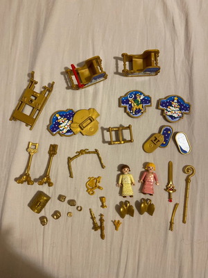 Playmobil used gold pieces with angels and church set