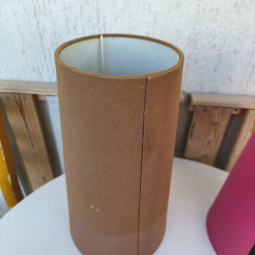 Table lamp with two lampshades