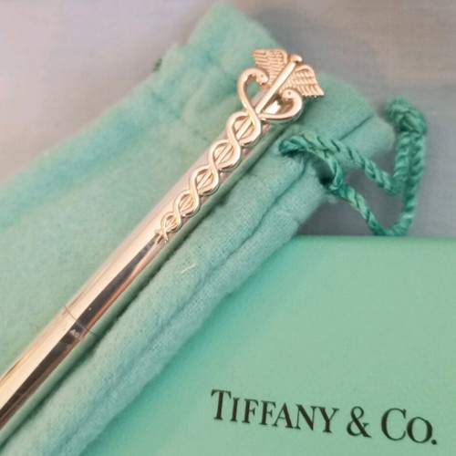 Tiffany&Co. Caduceus 925 ballpoint pen like new
