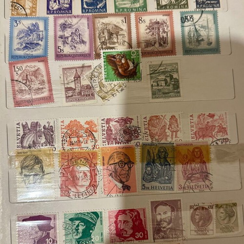 Stamp collection like new from 70s, 80s and 90s
