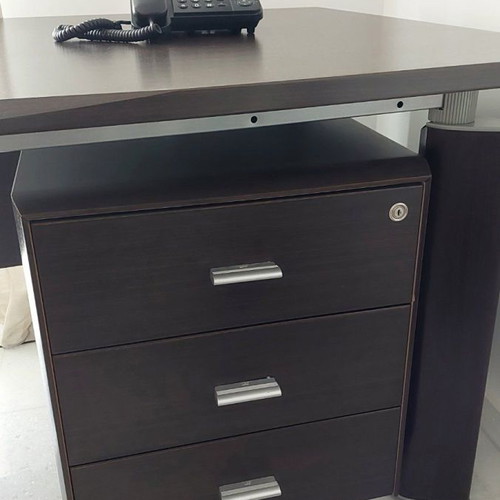 SATO Group desk and drawer unit new, 200x90 cm