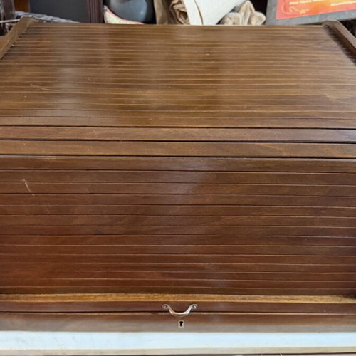 Roll-top cabinet like new for cutlery set