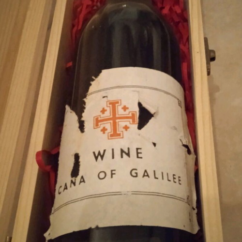 Wine Cana of Galilee new, aged red wine