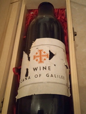 Wine Cana of Galilee new, aged red wine