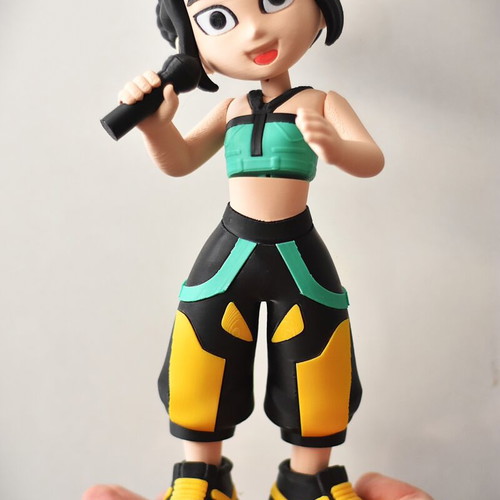 Zoey Huntrix 3D printed figure