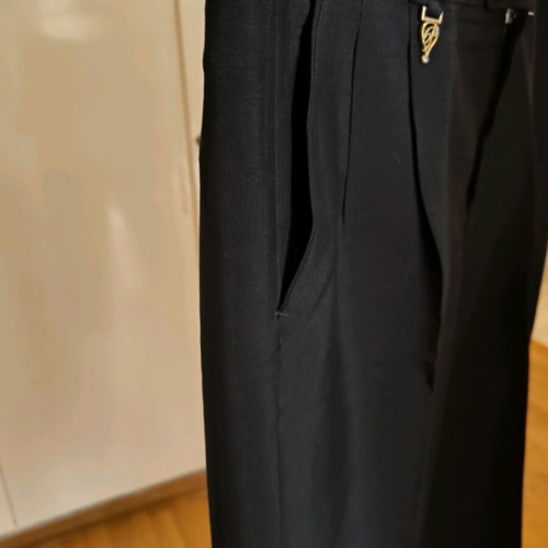 Pioneer black pants no 50 like new, handmade