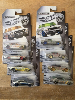 Hot Wheels Vintage Zamac Series full set of 8 new