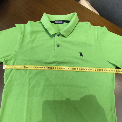 Dewberry green short-sleeve polo shirt XL 170cm like new, cotton