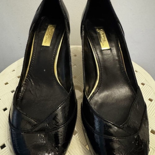 Zara black peep-toe heels, size 38