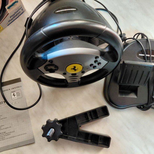 Thrustmaster racing wheel for PS1 and PS2