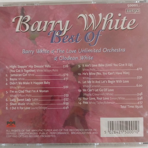 Barry White Best of CD new, blues