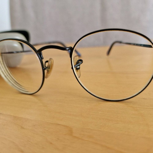 Rayban eyeglasses used, retro black frame