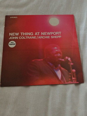 LP New Thing at Newport John Coltrane μεταχειρισμένο jazz