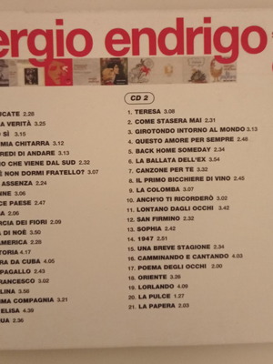 Sergio Endrigo 2CD in excellent condition