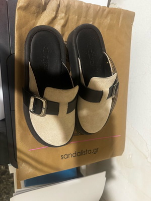 Sandalista sandals no36 like new, grey with dust bag