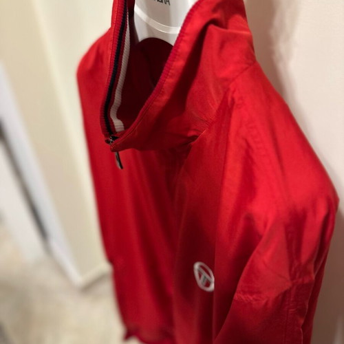 Sergio Tacchini windbreaker jacket red, like new, size XXL