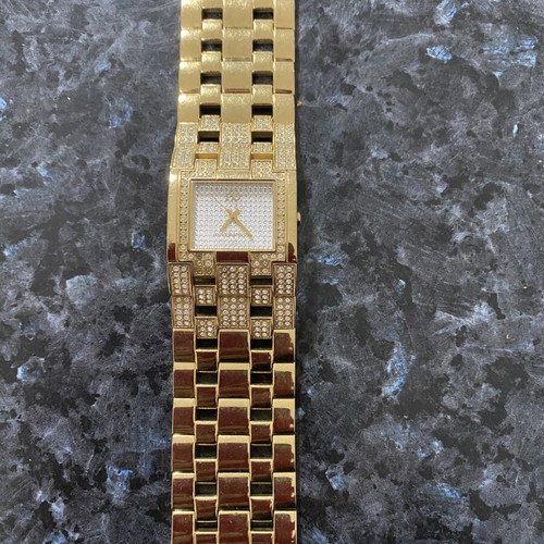 Rocco Barocco women's watch gold with Swarovski details like new