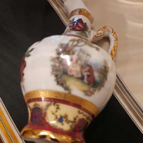 Limoge set with 22k gold leaves like new