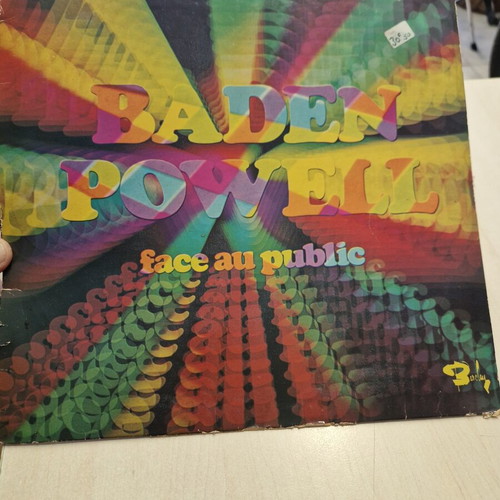Baden Powell Face Au Public vinyl album used, Latin jazz Bossa Nova