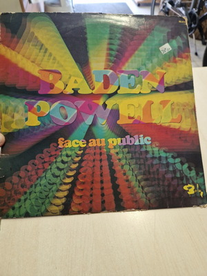 Baden Powell Face Au Public vinyl album used, Latin jazz Bossa Nova