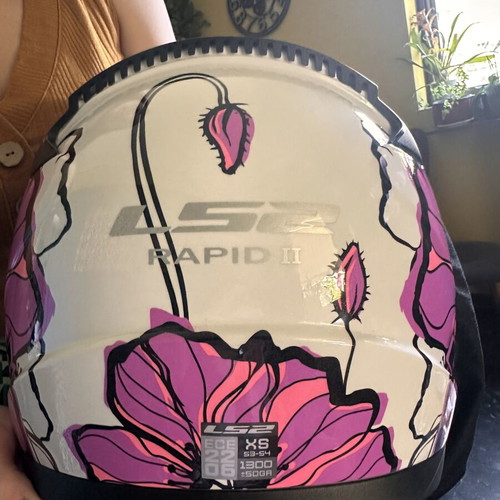 Full Face Rapid II FF353 White Helmet LS2 like new, size XS