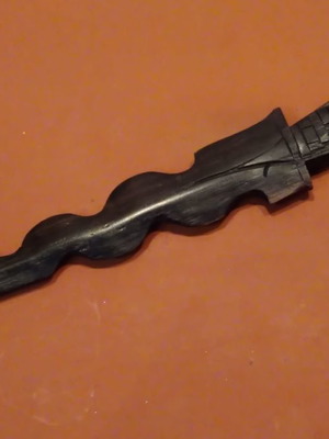 Carved vintage paper cutter, beautiful and rare