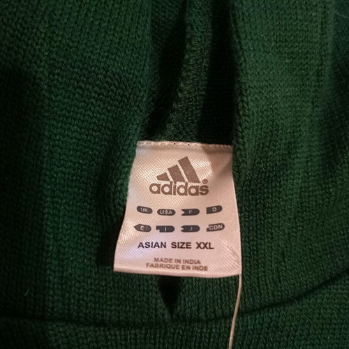 Adidas women's pullover with hood new green size M
