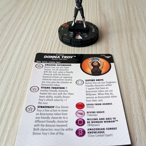 Heroclix DC five figures like new, Wonder Woman 2017 set