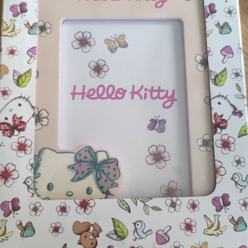 Hello Kitty wooden photo frame pink, new